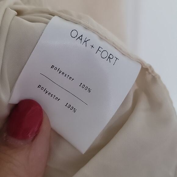 OAK + FORT Cream Mini Dress - Picture 6 of 8